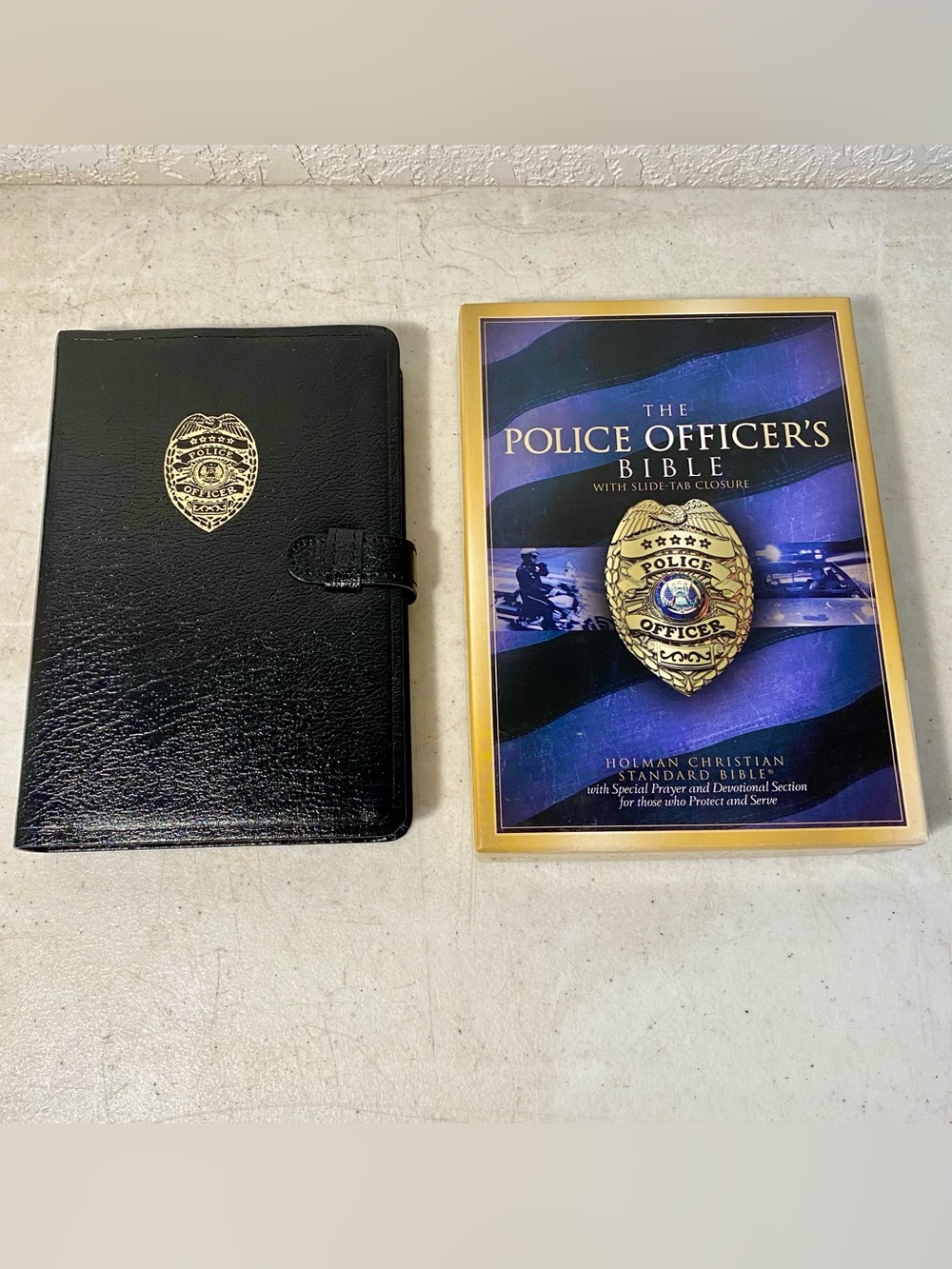 Police Officer’s Bible Holman Christian Standard Bible HCSB Black Bonded Leather